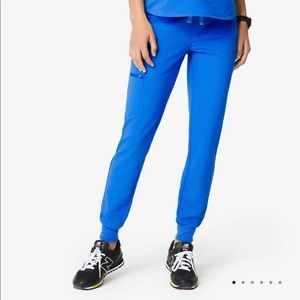 FIGS sz M Zamora jogger Pants, Royal Blue.